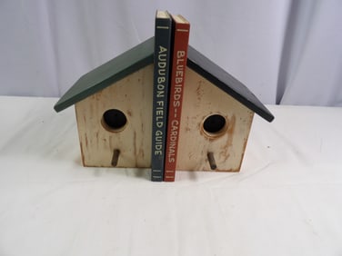 Birdhouse Bookends