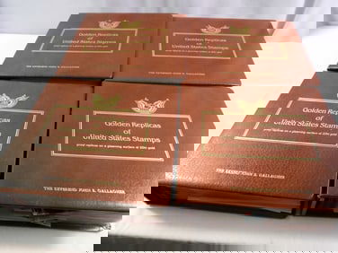 Postal Comm. Society-Golden Replicas of U.S. Stamps.
