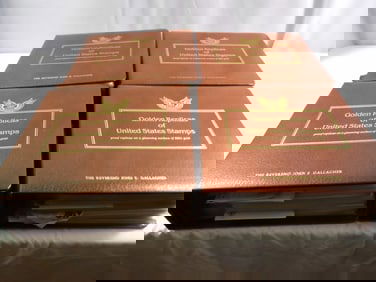 Postal Comm. Society-Golden Replicase of U. S. Stamps.