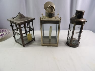 3 Pcs.-Vintage Candle Holders