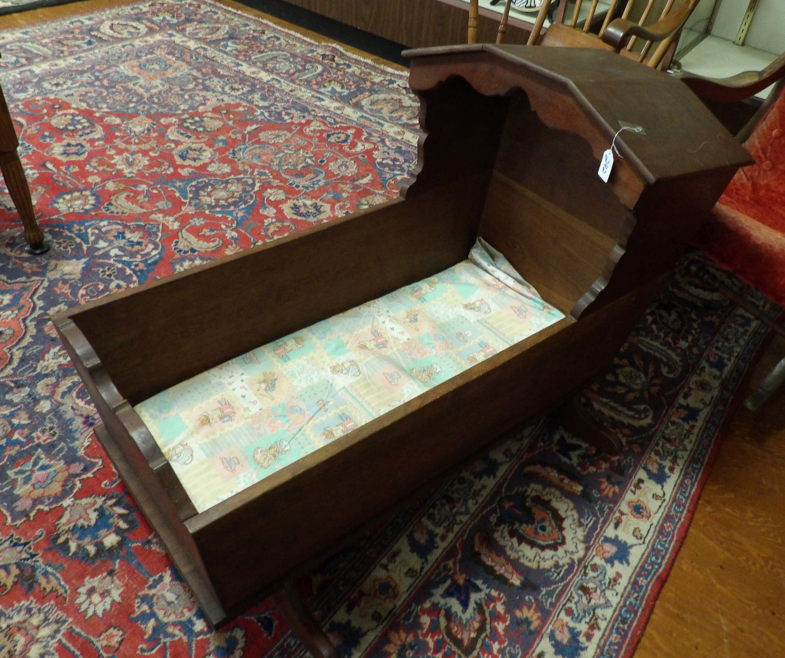 Early Wooden Cradle (1 of 4)