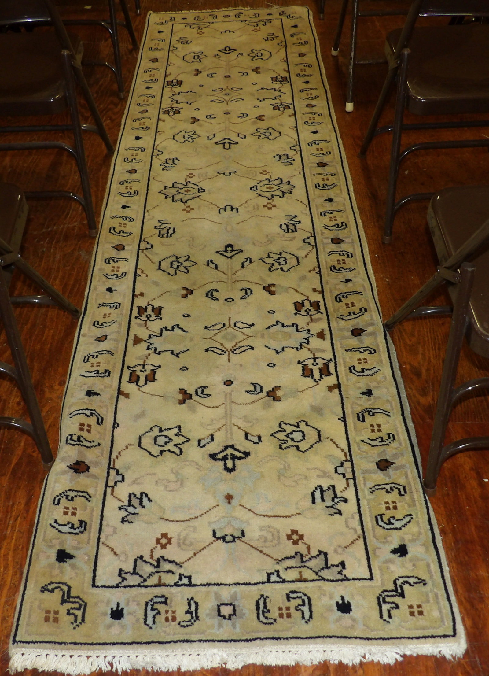 9.5' Runner Carpet: 9.5' Runner Carpet. 30" wide. All measurements approximate. Please see photos for condition and details. Selling as is from 04281.