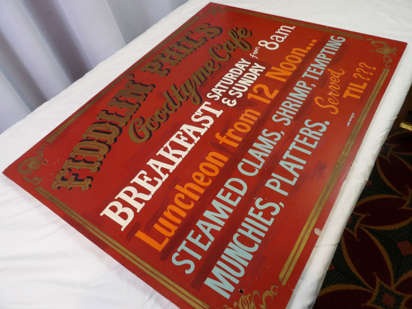 Hand Painted Sign - 2