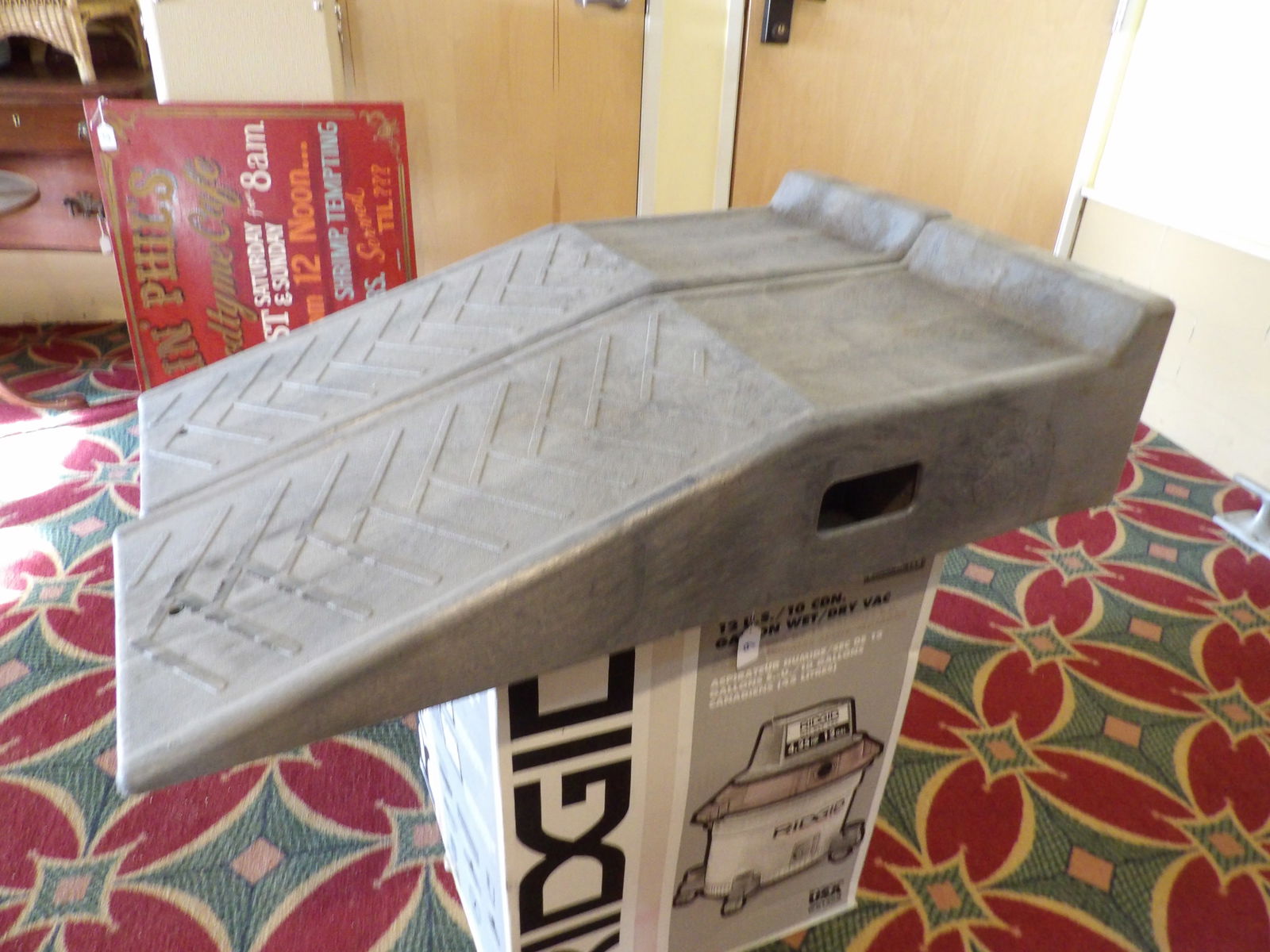 Pair of Rhino Car Ramps: Pair of Rhino Car Ramps. Great Condition. All measurements approximate. Please see photos for condition and details. Selling as is from 04281.