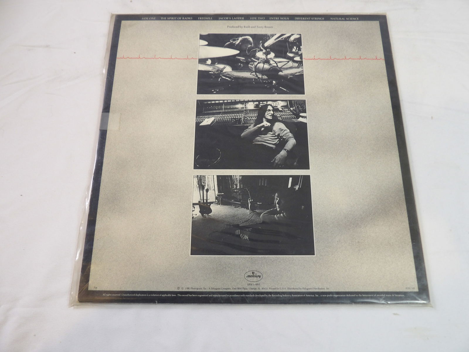 Rush "Permanent Waves" LP - 2