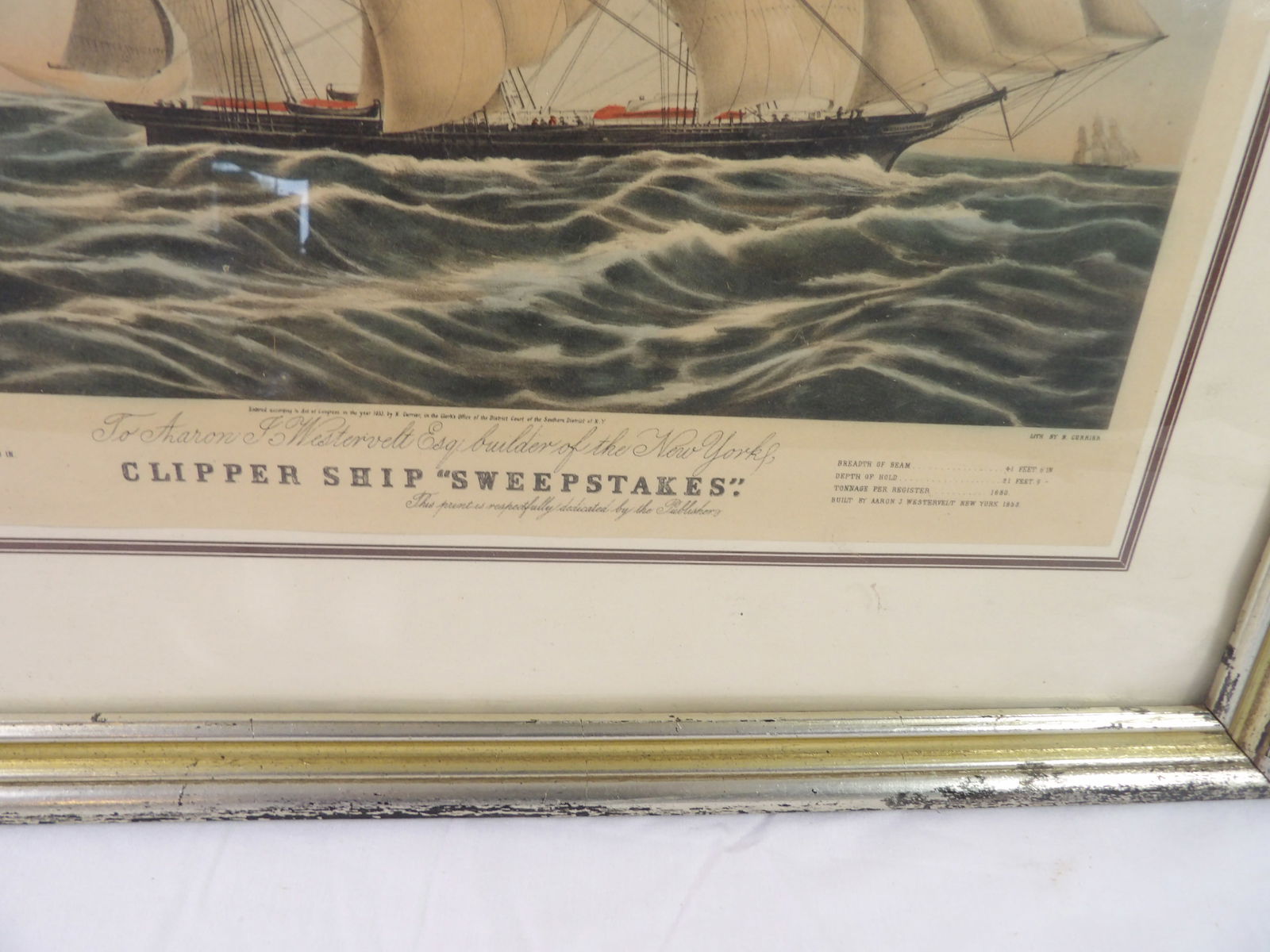 Clipper Ship Litho - 2