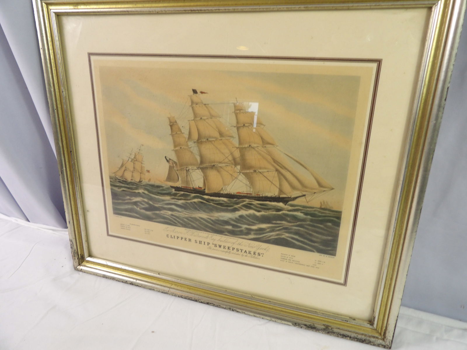 Clipper Ship Litho - 4