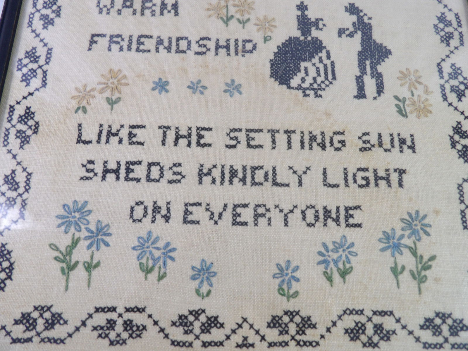 Framed Needlepoint - 2