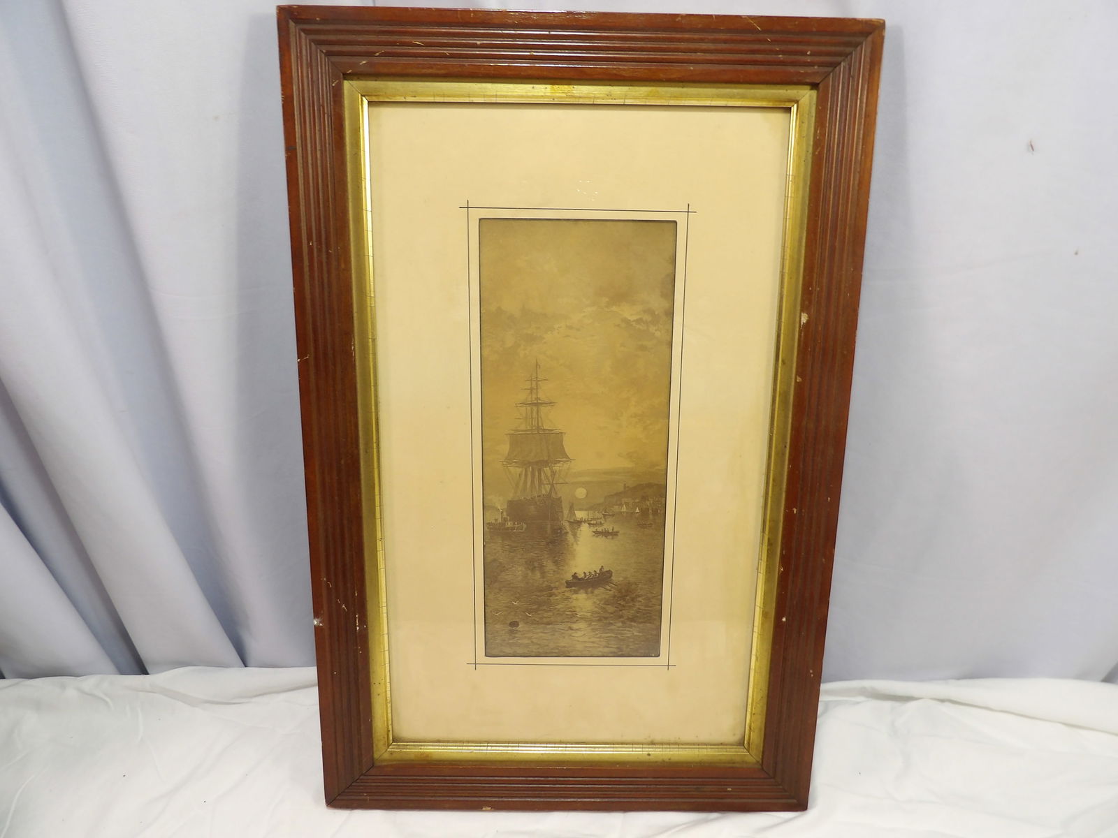 Framed Print of Ships (1 of 4)