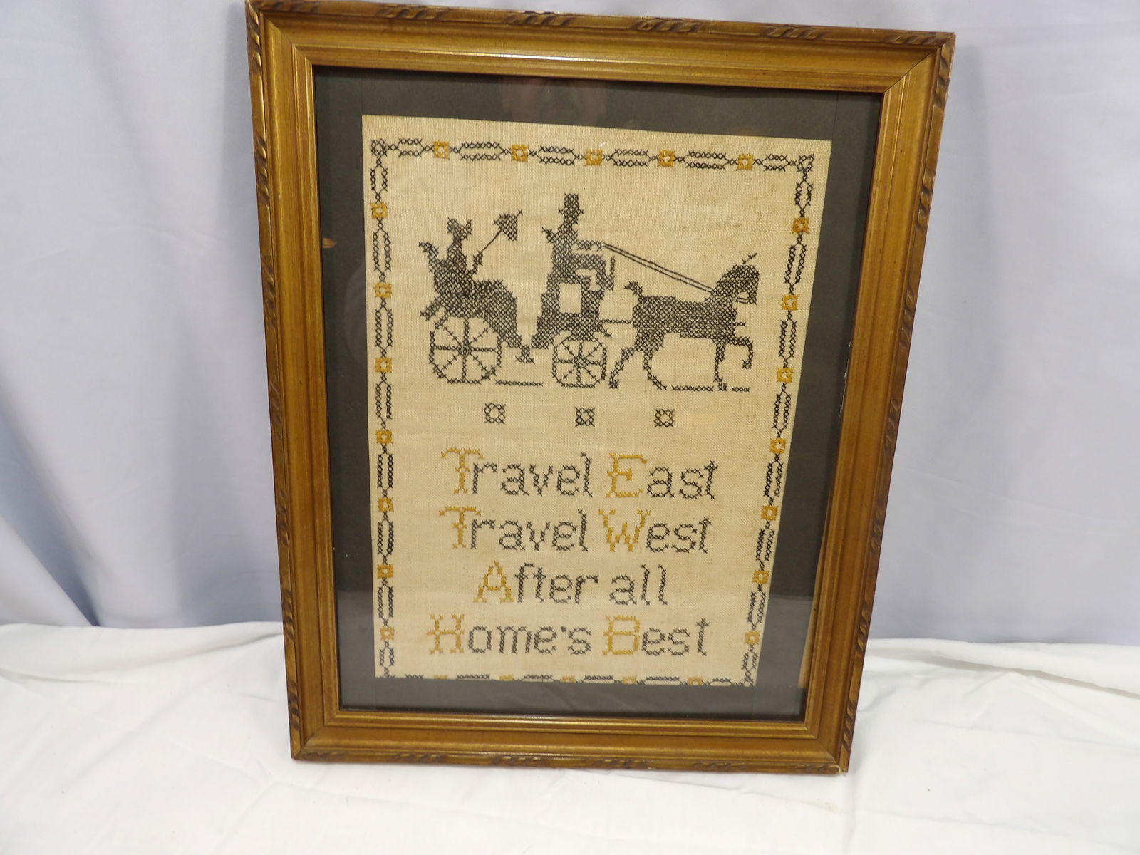 Framed Needlepoint - 2