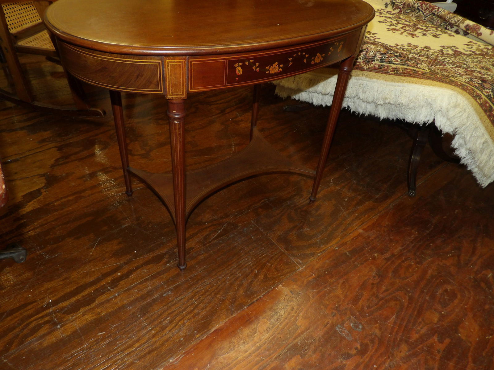 Oval End Table - 3