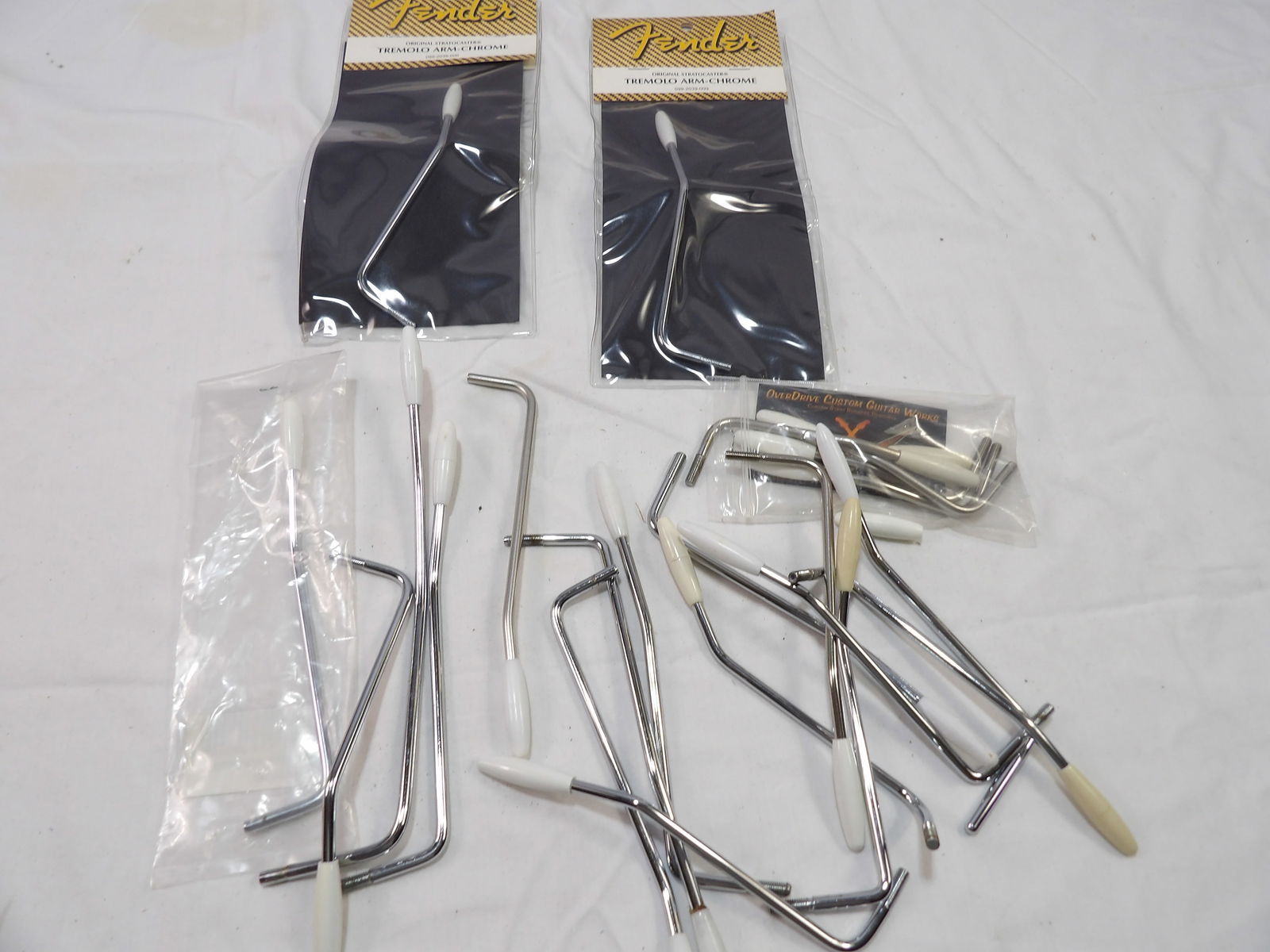 Fender Tremolo Arm Lot: Fender Tremolo Arm Lot. All measurements are approximate. Please see photos for condition and details. Selling as is from 04281.