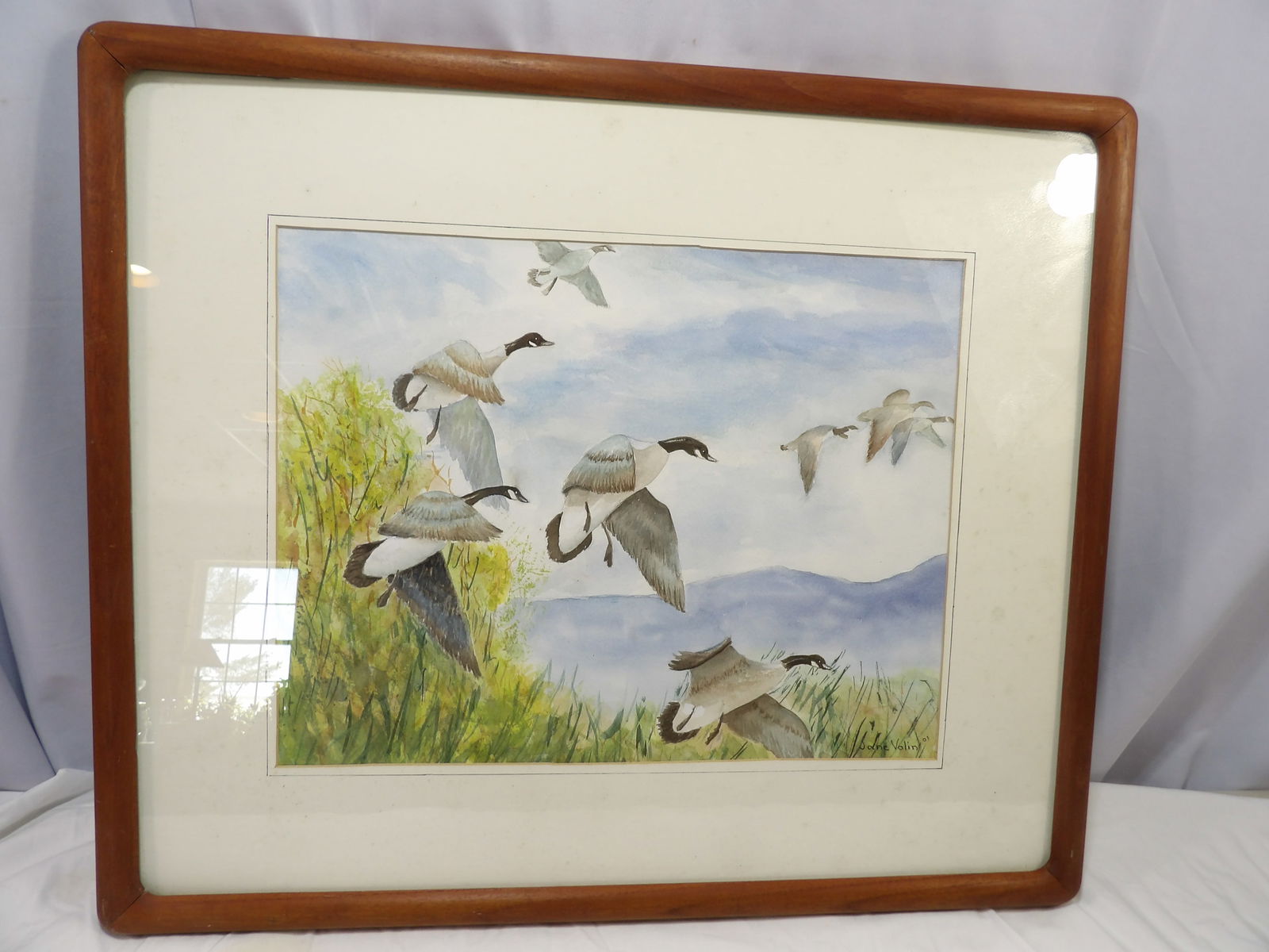 Jane Volin Print: Jane Volin Print. 21" X 25". All measurements are approximate. Please see photos for condition and details. Selling as is from 04281.