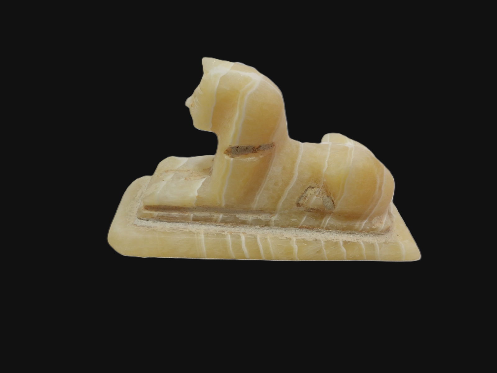 Alabaster Sphinx with Base - 2