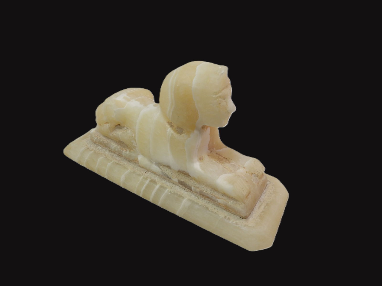 Alabaster Sphinx with Base - 4