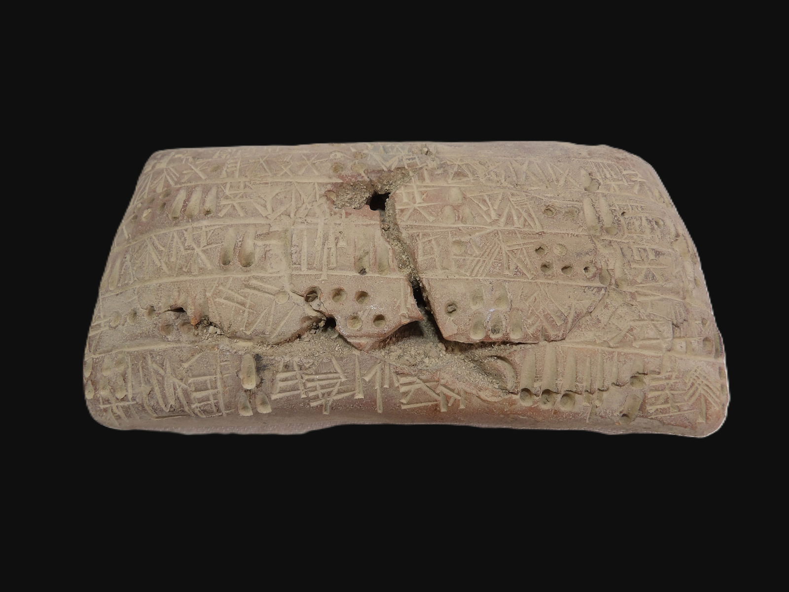Early Clay Tablet: Sumerian Cuneiform Clay Tablet. Created in Mesopotamia. Early 1st Millenium B.C.E. **We are Not Experts in Ancient Pieces. However, the Consignor of this Item is, and has been, a lifelong