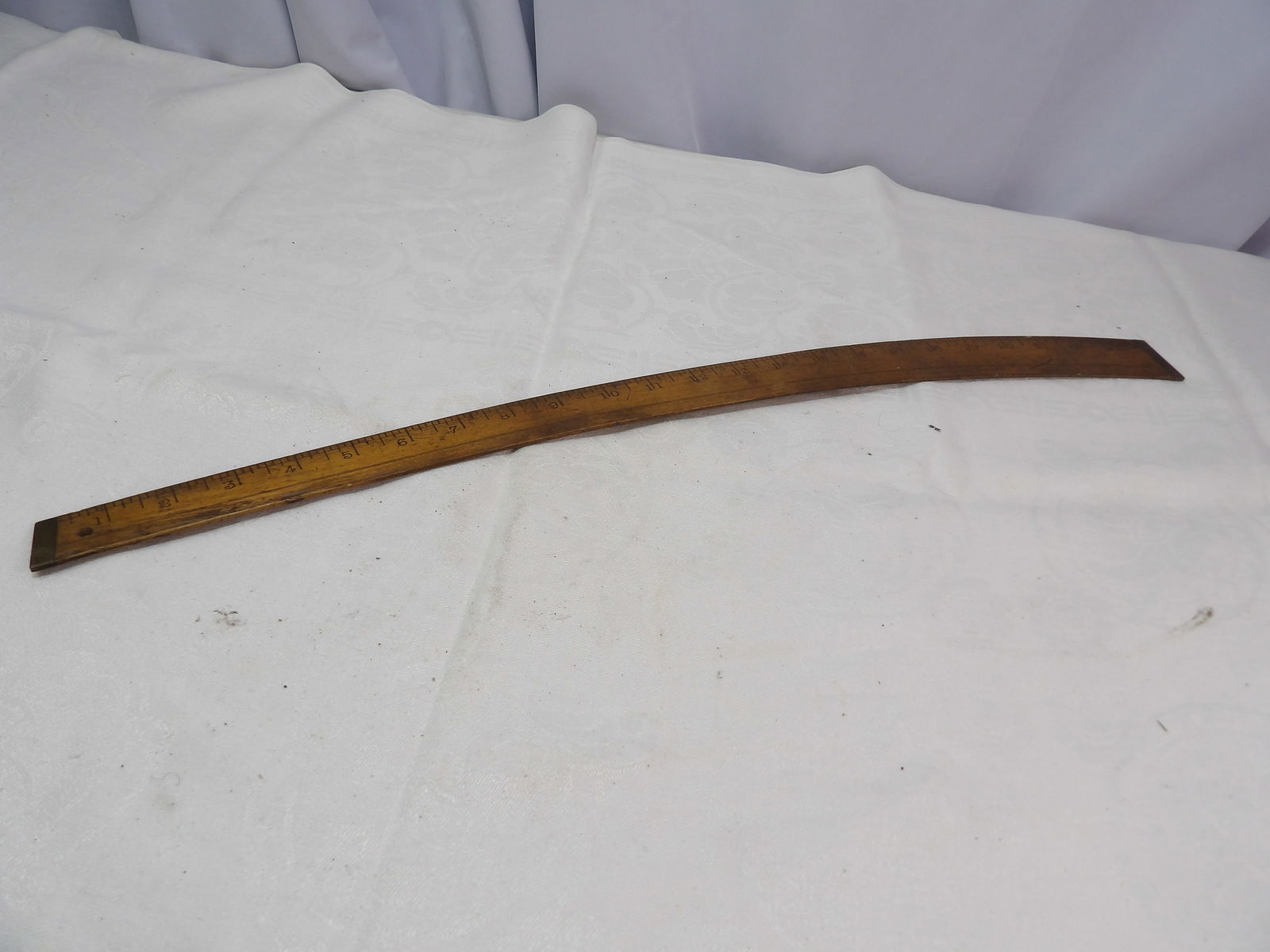 Curved Wooden Ruler: Vintage Curved Wooden Rulers for Drafting and Pattern Making. All measurements approximate. Please see photos for condition and details. Selling as is from 04281.