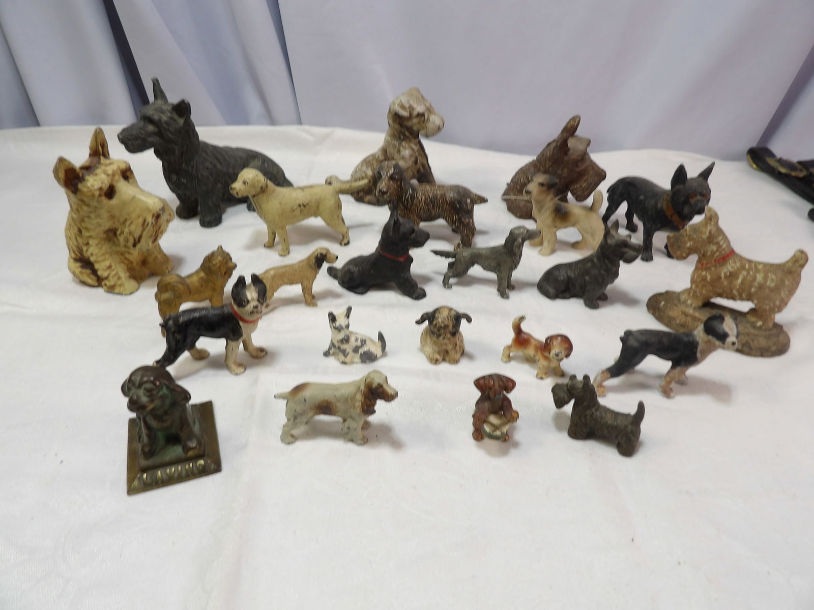 Large Collection Cast Iron Figurines (1 of 4)