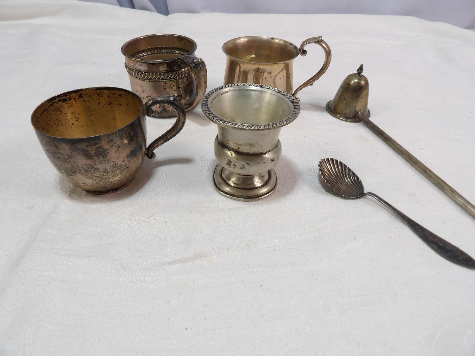 Large Sterling Silver Lot: Large Sterling Silver Lot. 370 grams , 13.214 Oz. All measurements approximate. Please see photos for condition and details. Selling as is from 04281.