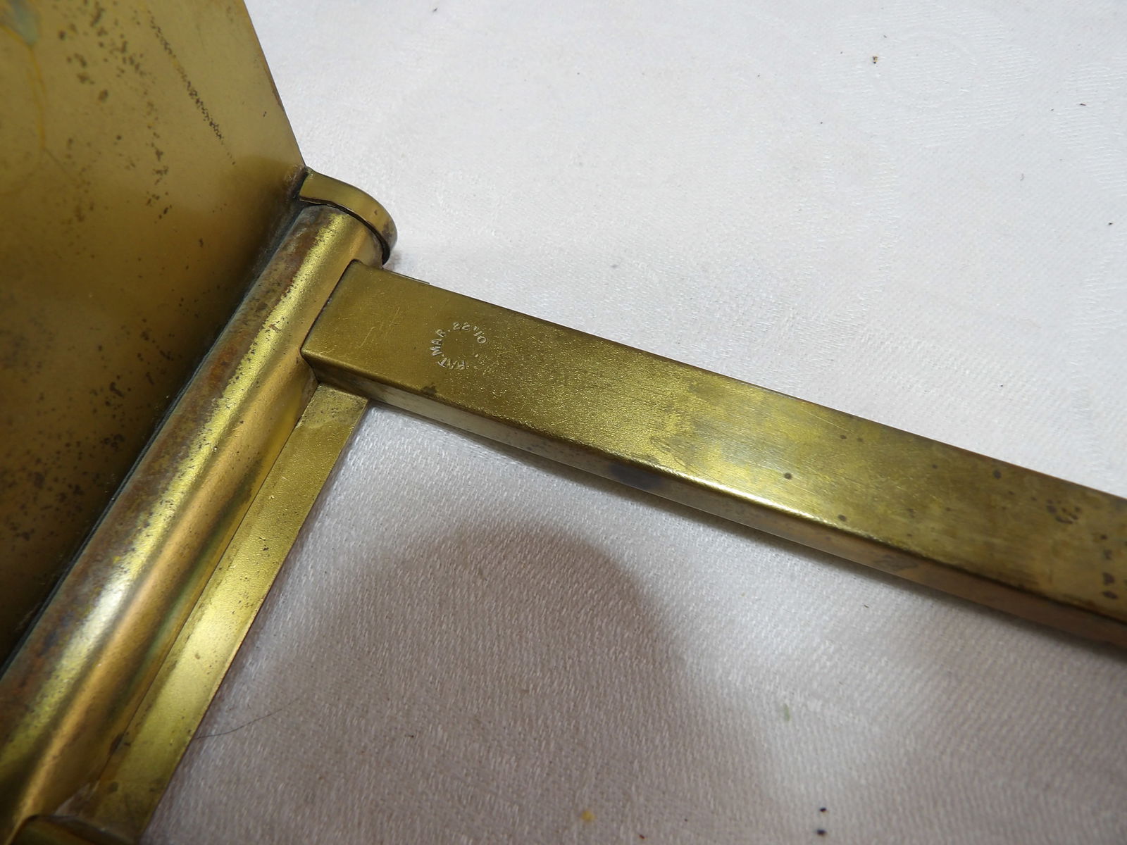 Brass Adjustable Book Rack - 2