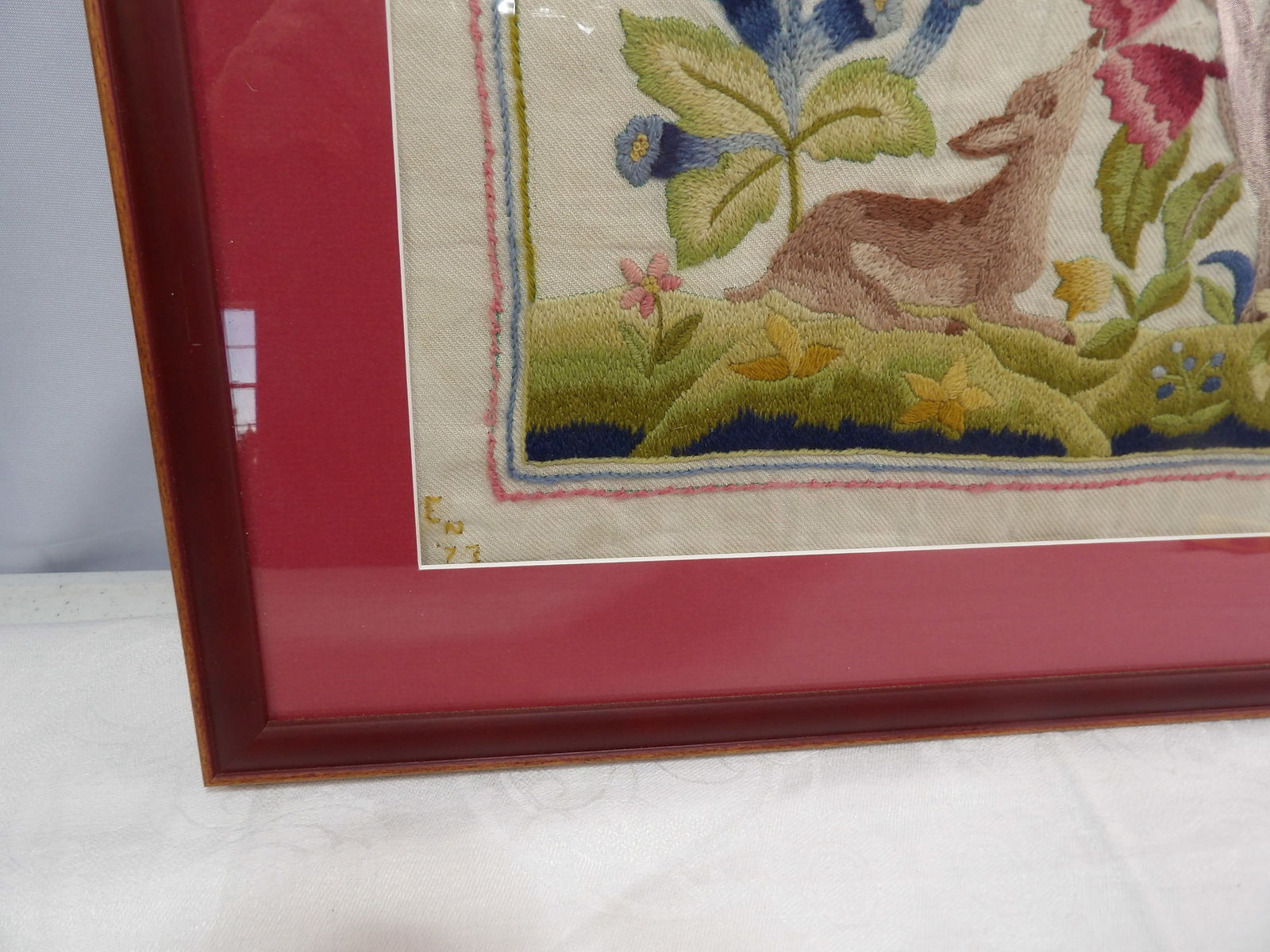 Framed Crewelwork - 2