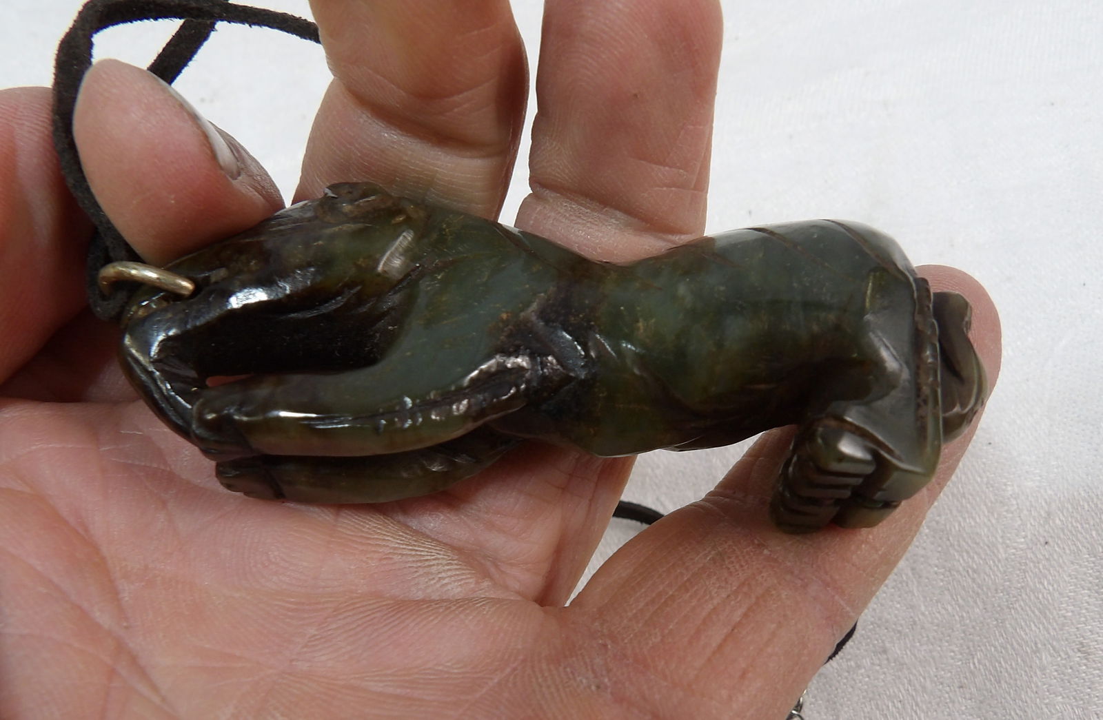 Jade Tiger Statue - 3