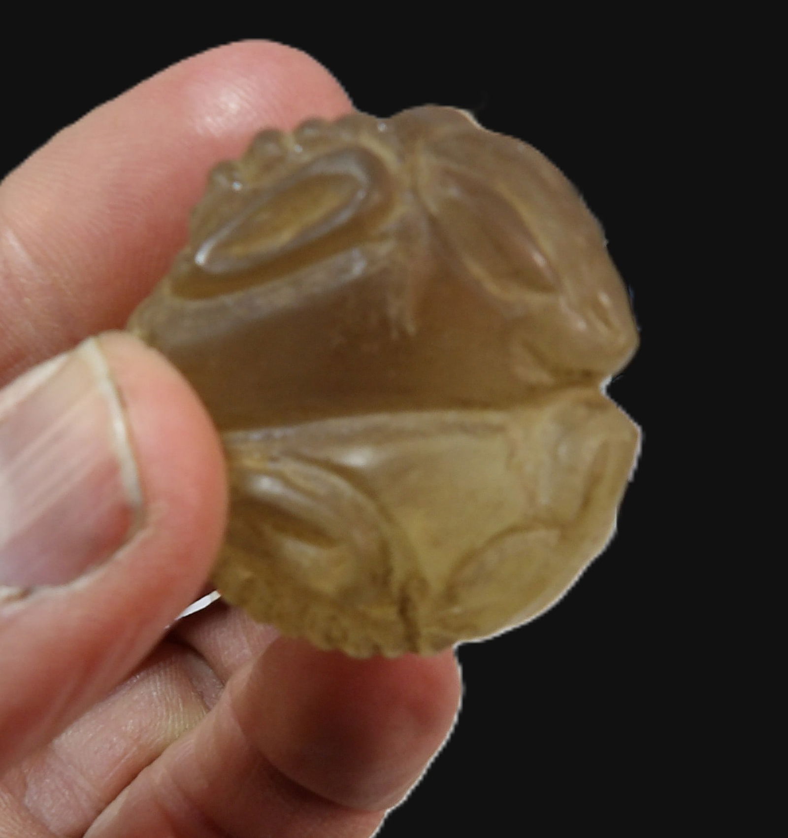 Chinese Carving: Chinese Nephrite Jade Carving of Mystical 2-Headed Creature. Qing Dynasty 1644-1912. ***We are Not Experts in Ancient Pieces. However, the Consignor of this Item is, and has been, a lifelong