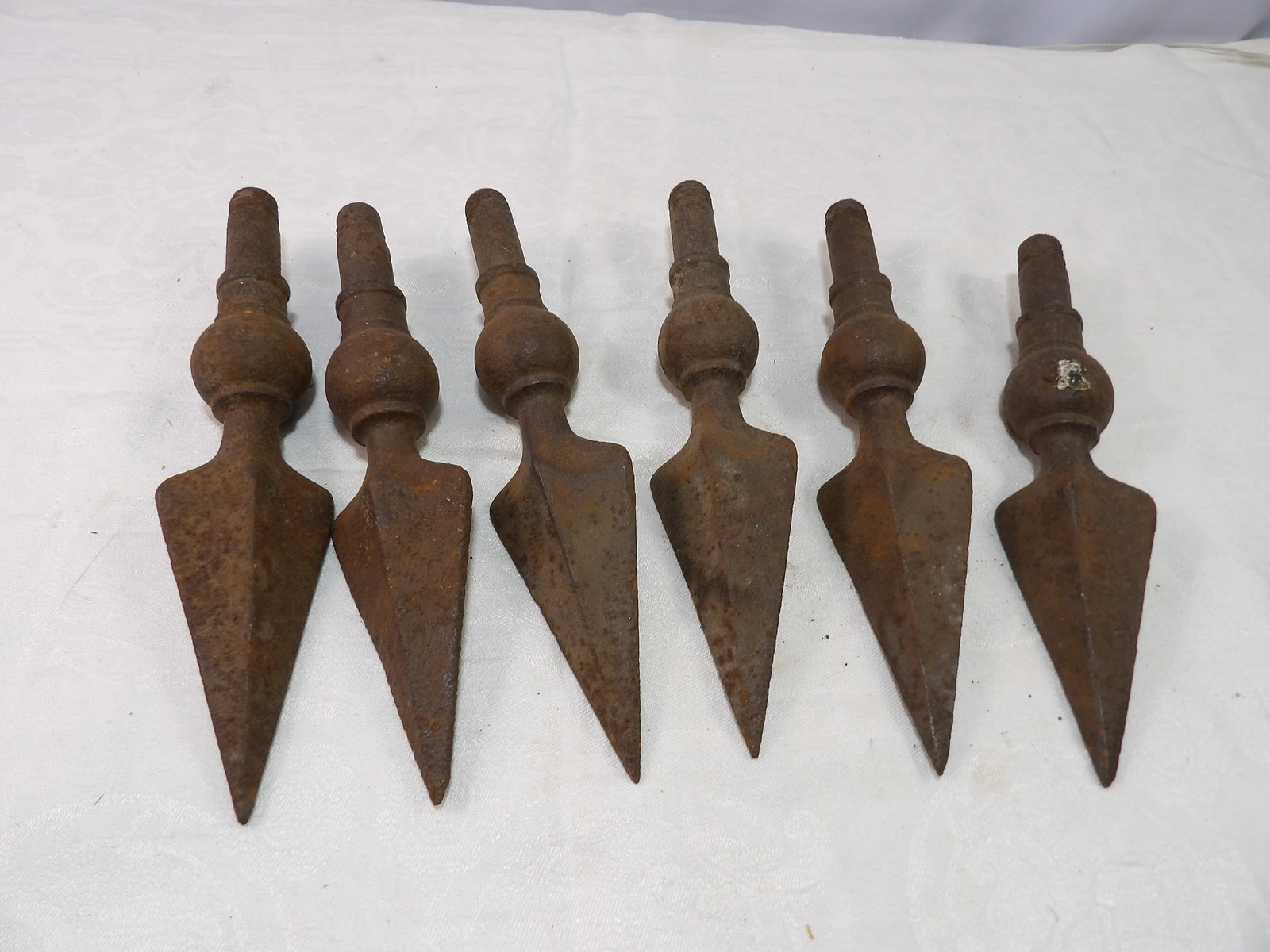 6 PCS. Spearhead Finials (1 of 3)