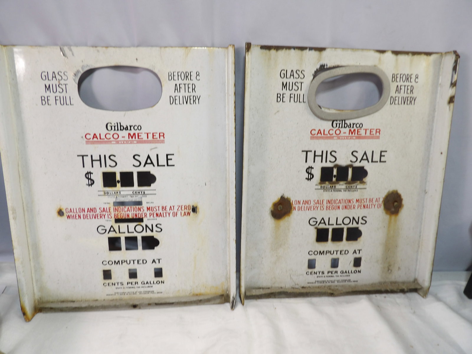 Gas Pump Face Plates (1 of 3)