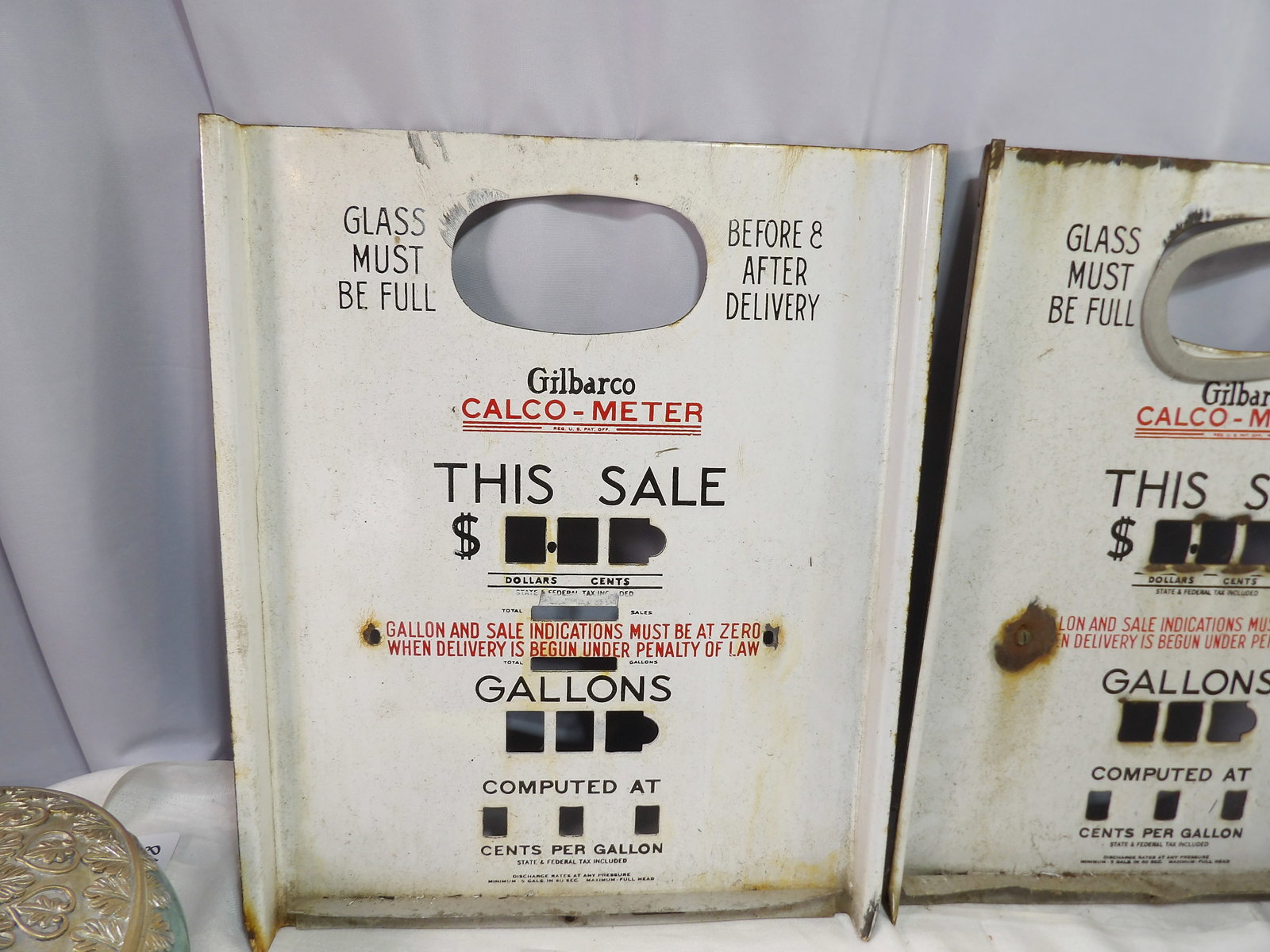 Gas Pump Face Plates - 2