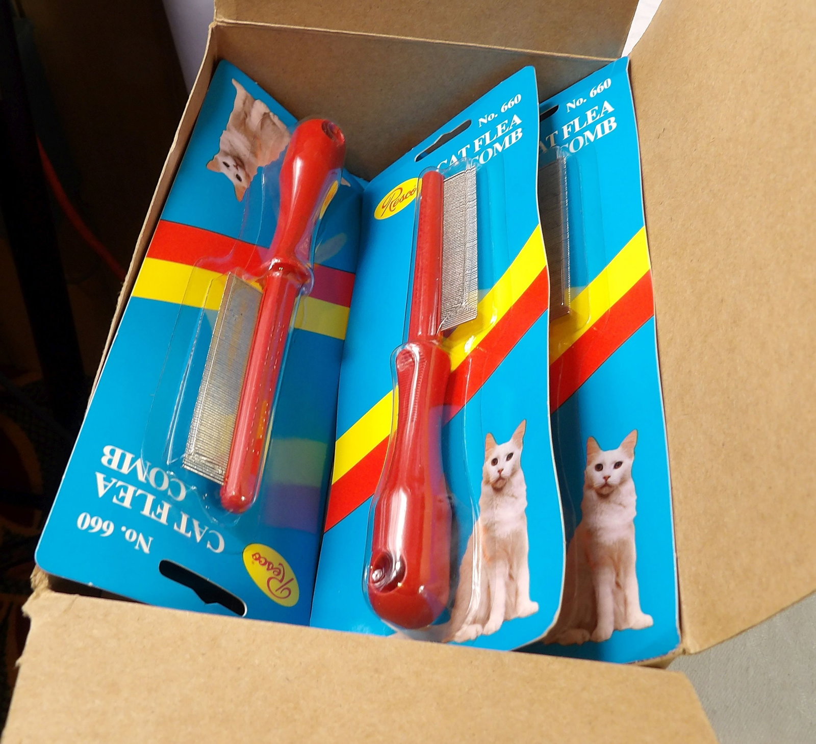 12 PCS.-Cat Flea Combs - 2