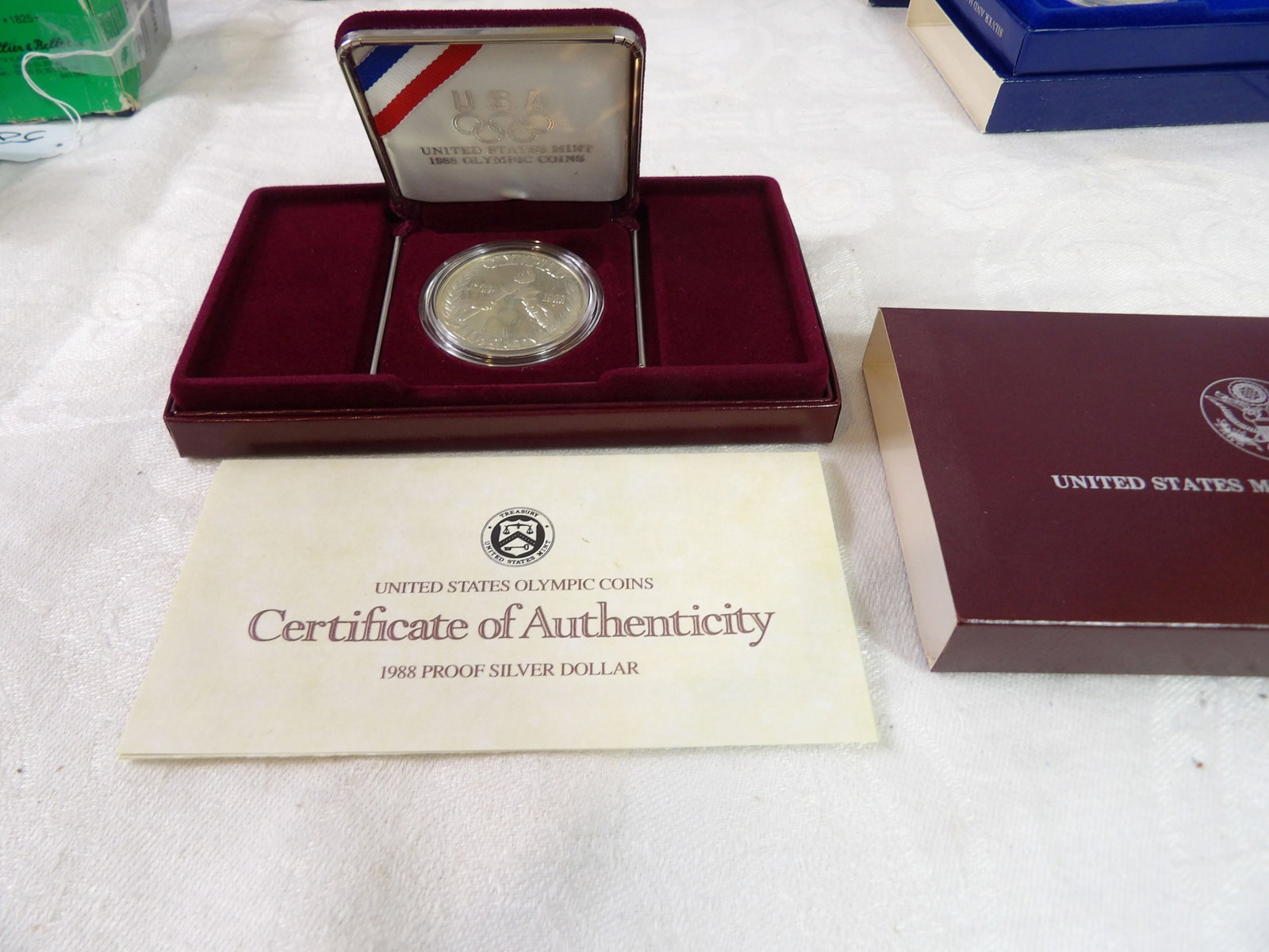 1988 U.S. Mint Olympic Commemorative Silver Dollar (1 of 3)