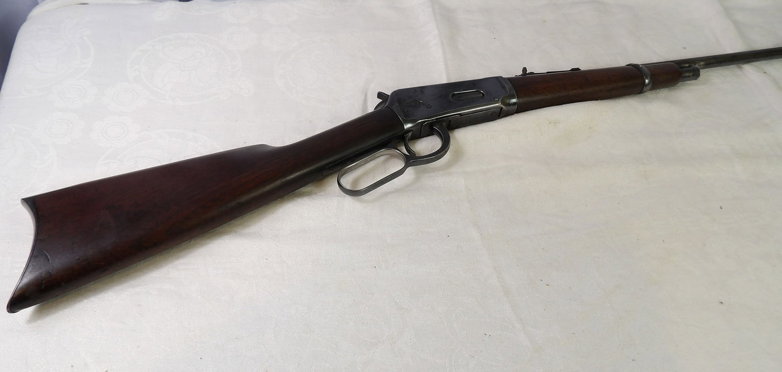 WinchesterModel 94 30-30 with Scope and Padded Bag: Winter Model 94 30-30 Win. Stock and Barrel in Excellent Condition. (The end of the magazine is missing.) Firearms produced after 1898 have to be sold through an FFL dealer. We are working with Ship H