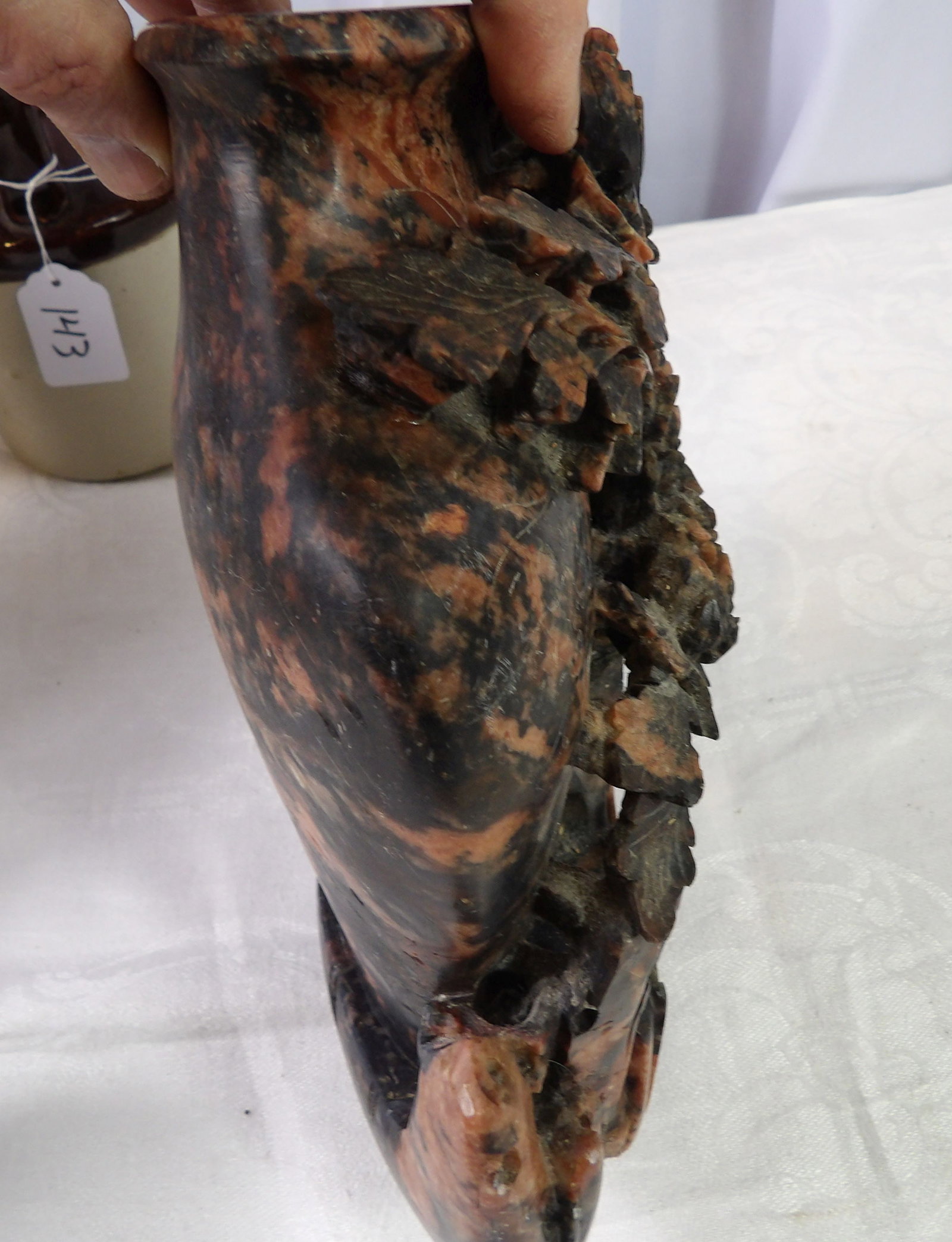 Soapstone Vase - 4