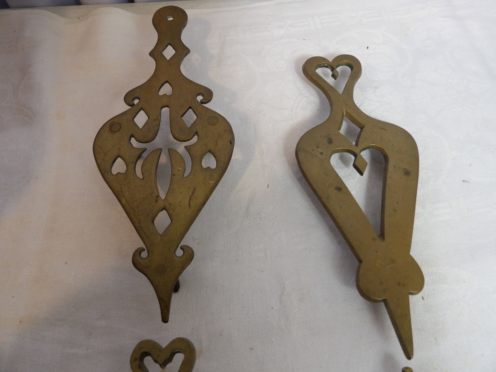 4 PCS.-Bronze Trivets - 4