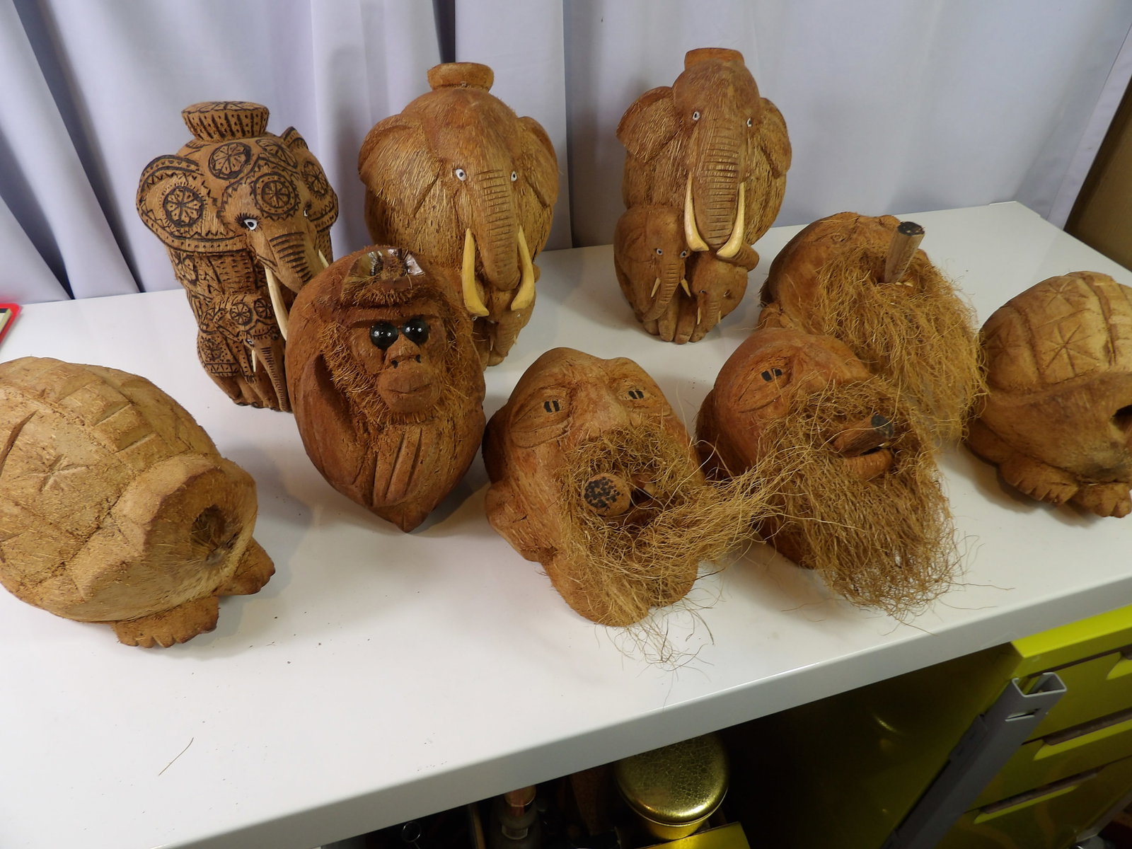 Assorted Coconut Figures - 6