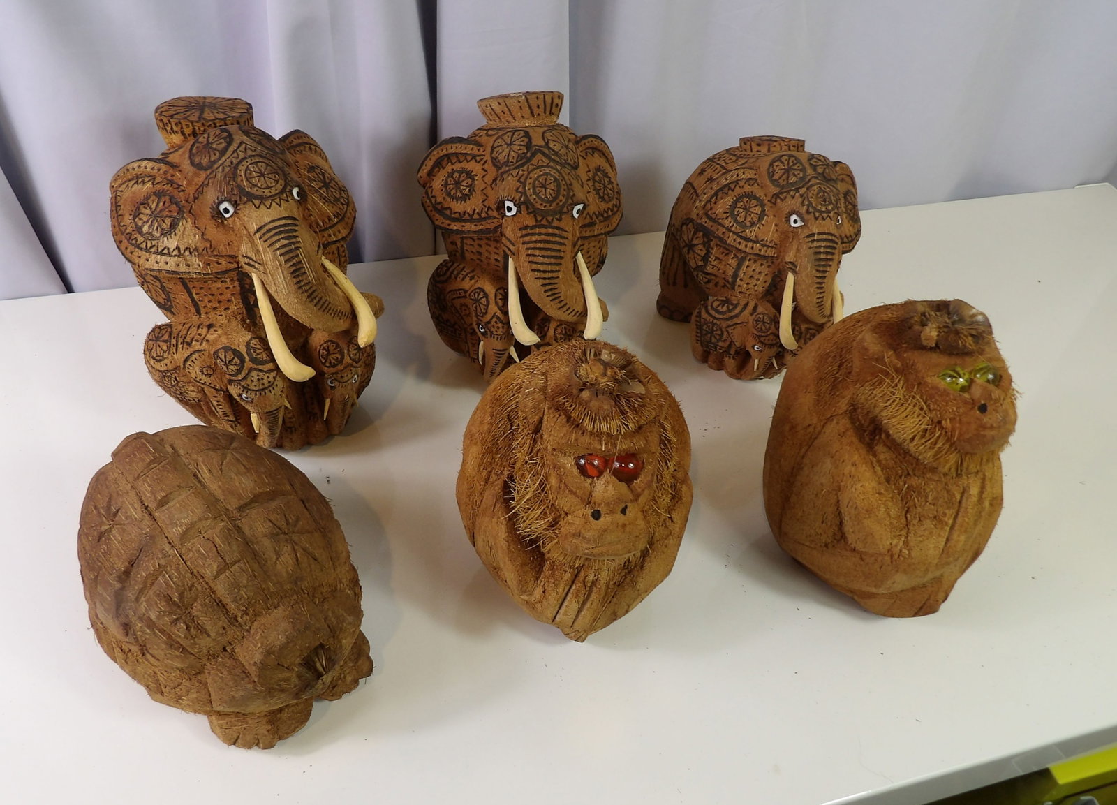 6 PCS.-Coconut Figures - 5