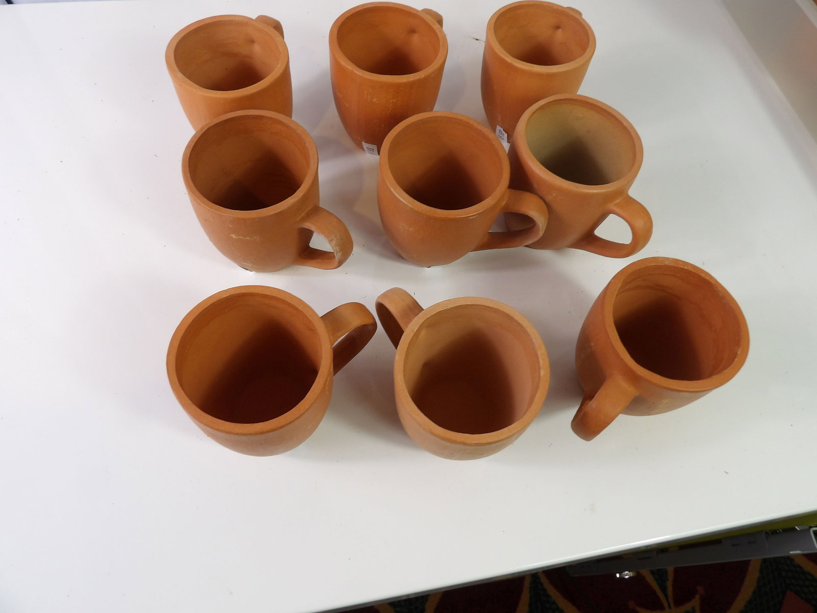 9 PCS.-Earthenware Cups - 4