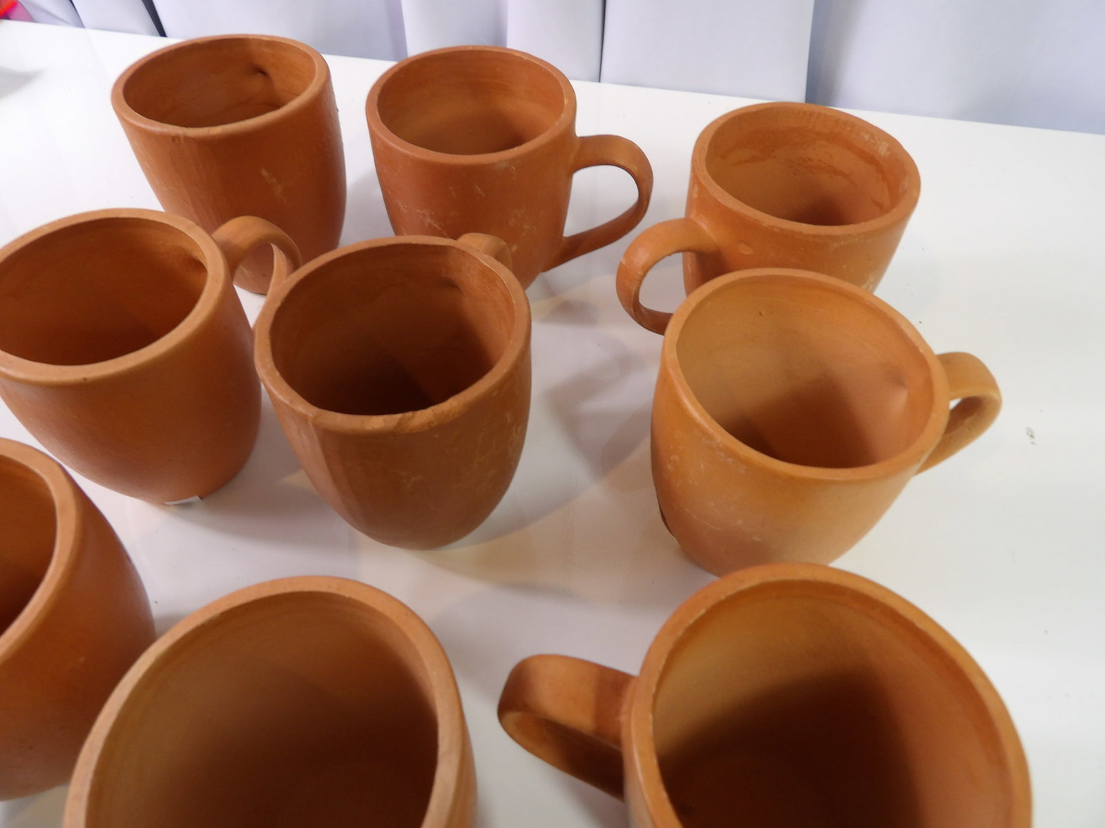 9 PCS.-Earthenware Cups - 3