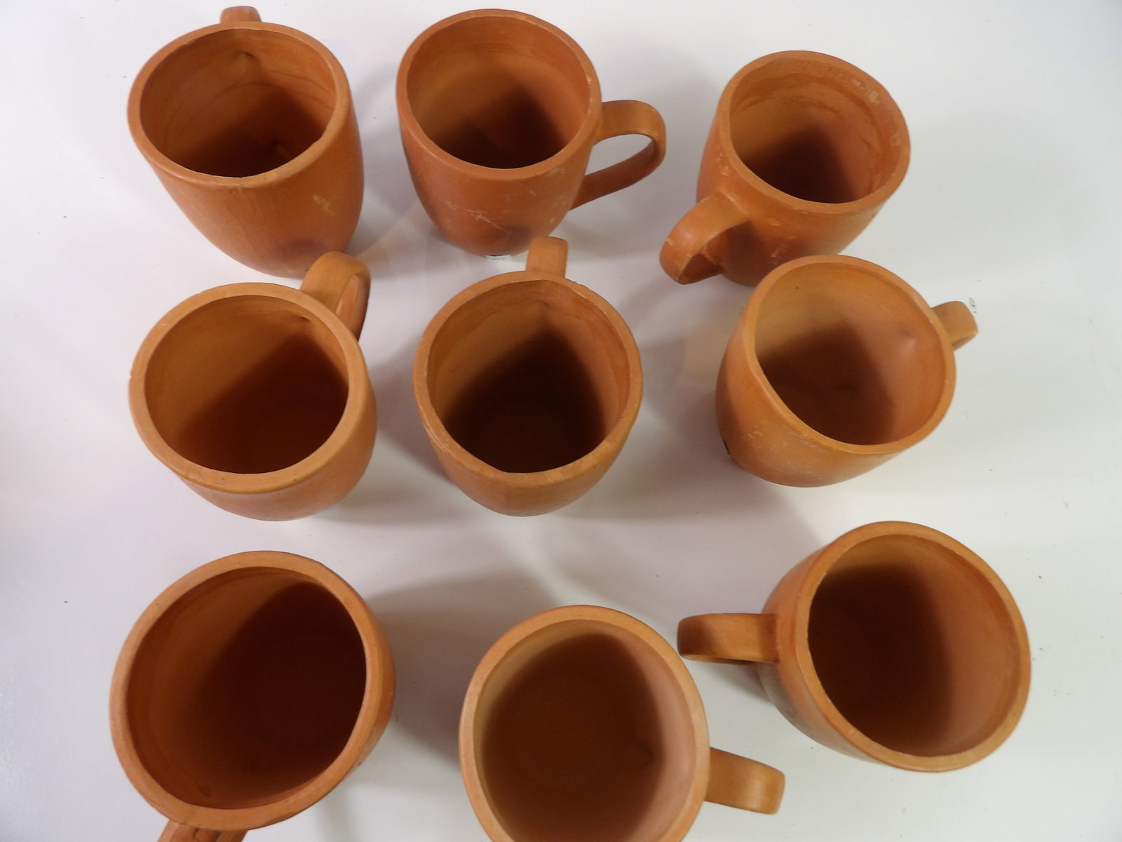 9 PCS.-Earthenware Cups - 4