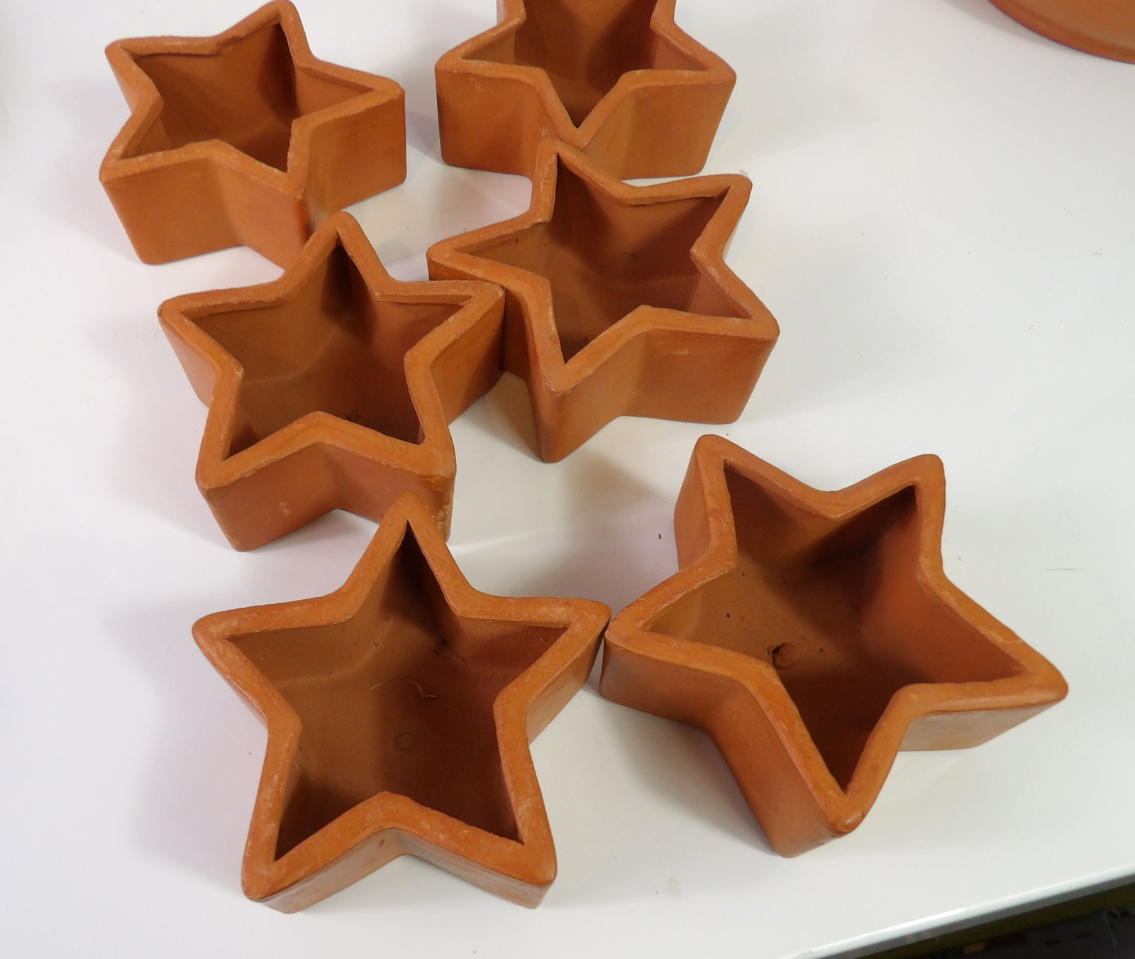 6 PCS.- Handmade Earthenware Diyas - 2