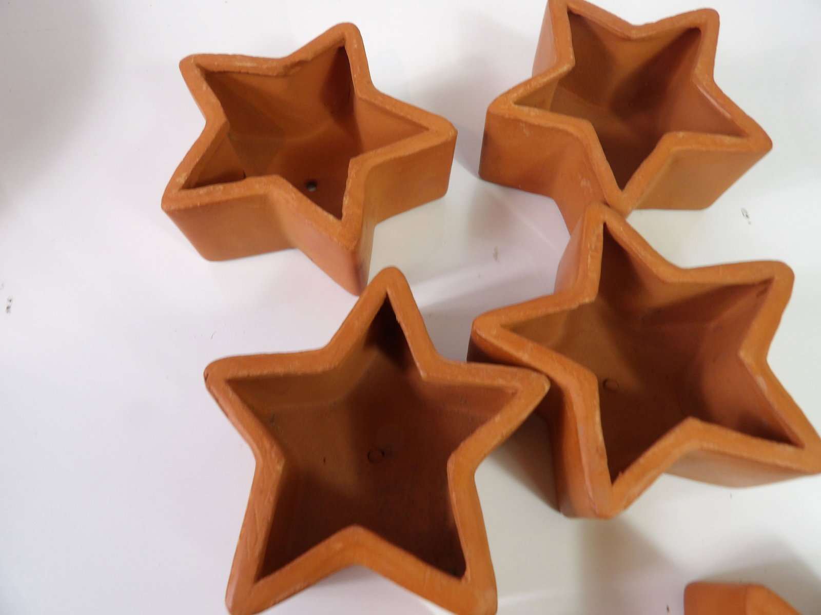 6 PCS.- Handmade Earthenware Diyas - 4