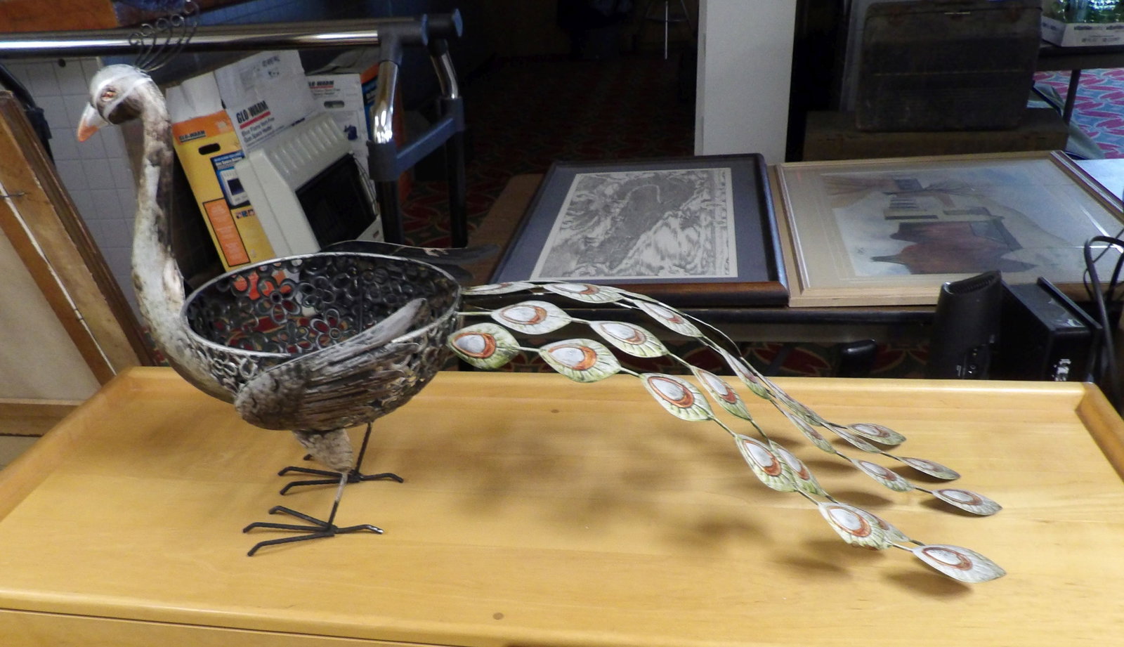Peacock Yard Art - 4
