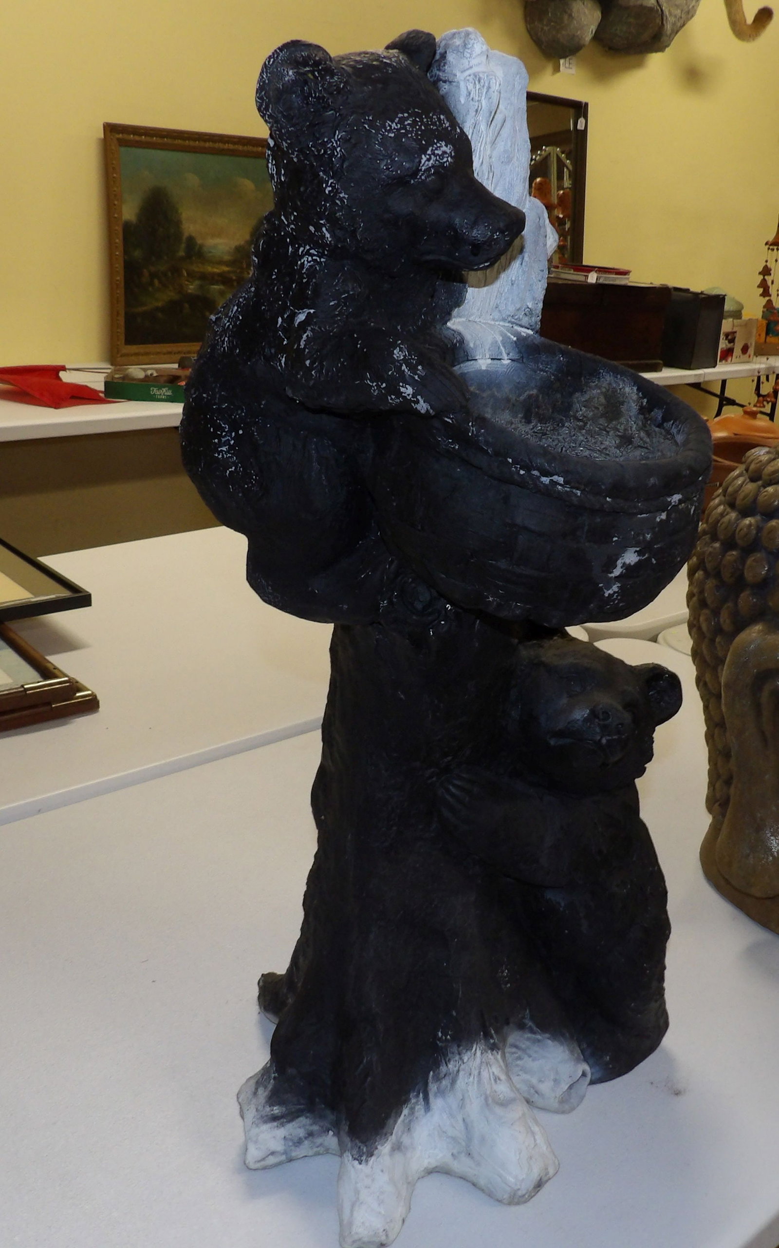 Black Bear Garden Statue - 3