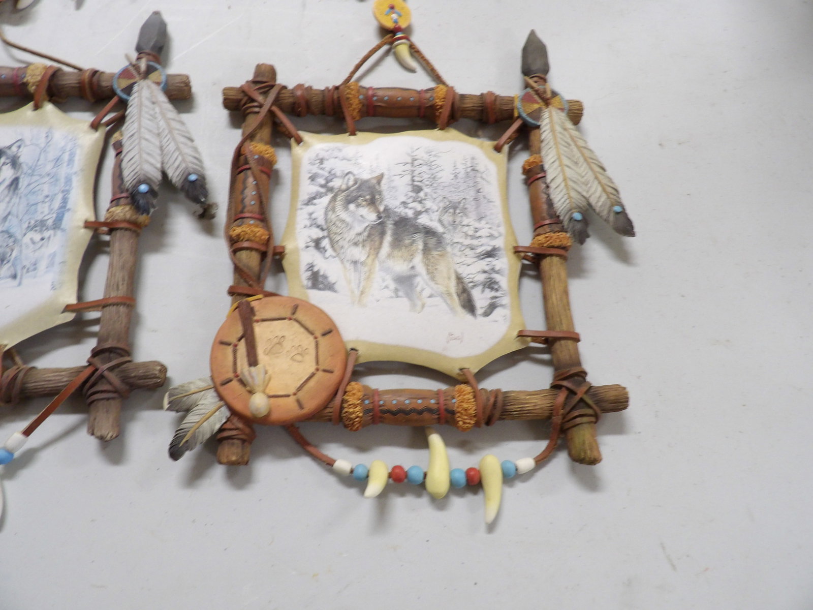 4 PCS.-Wolf Wall D?cor - 4