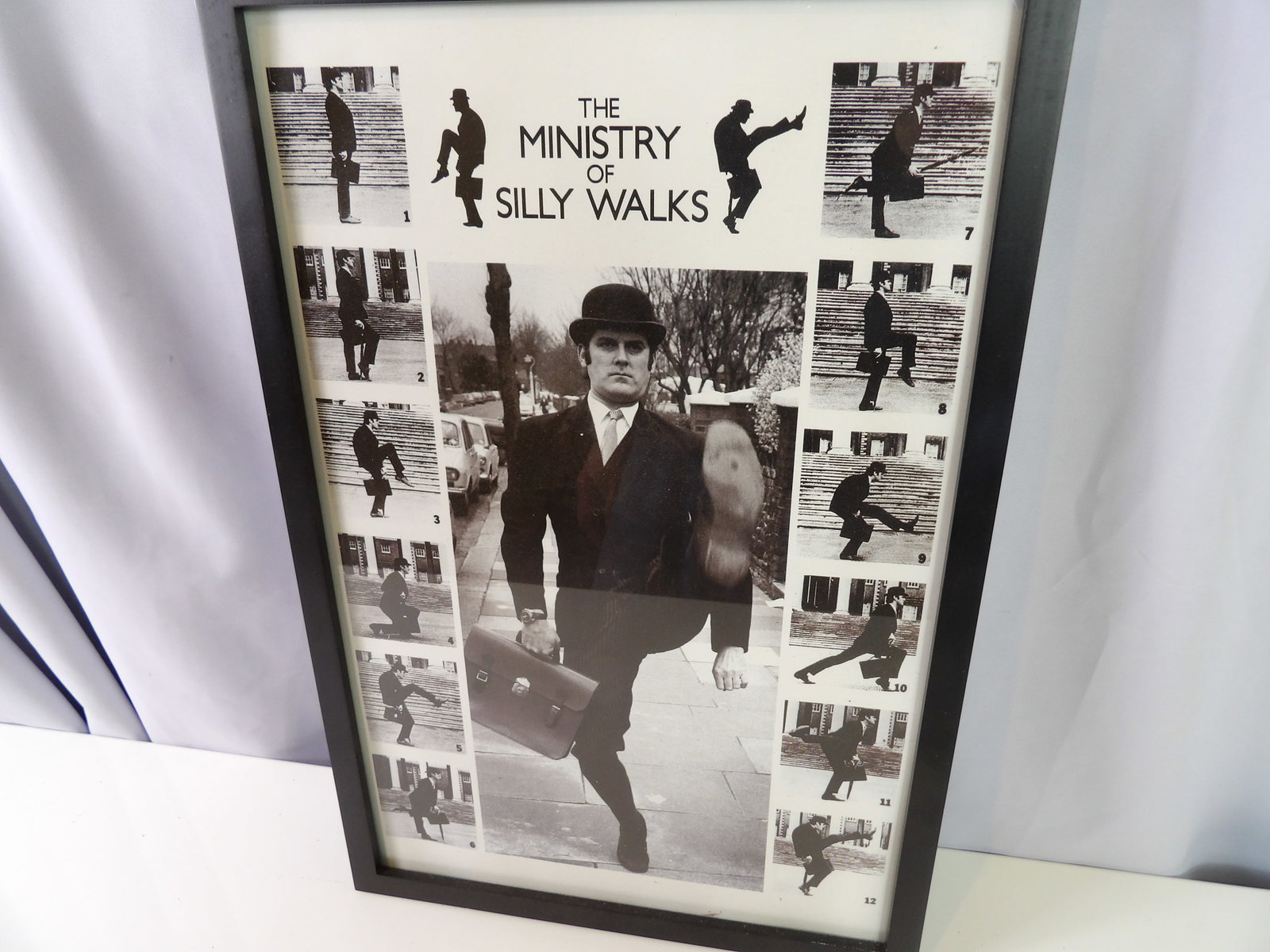 Framed "Silly Walks" Poster - 2