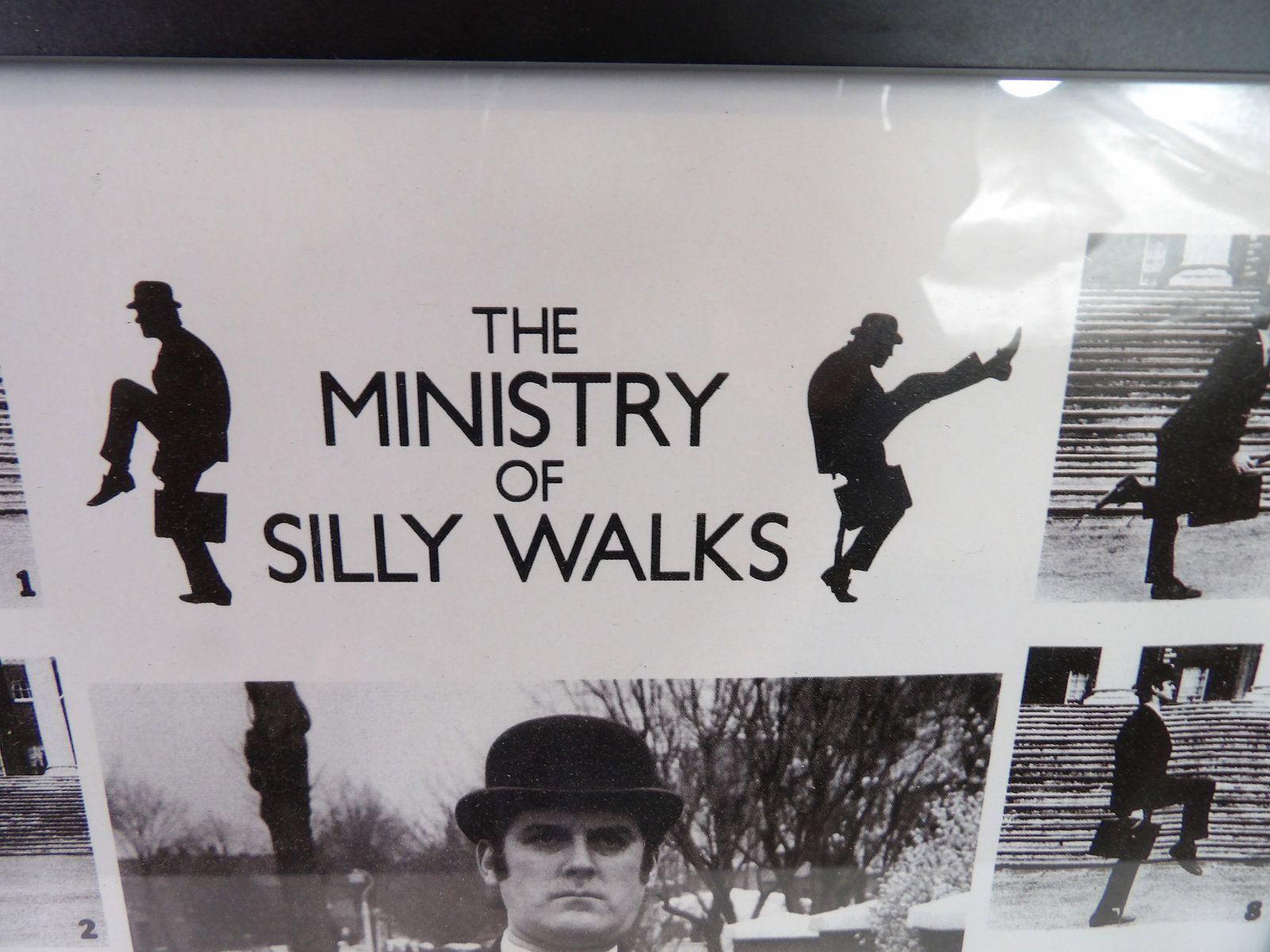 Framed "Silly Walks" Poster - 3