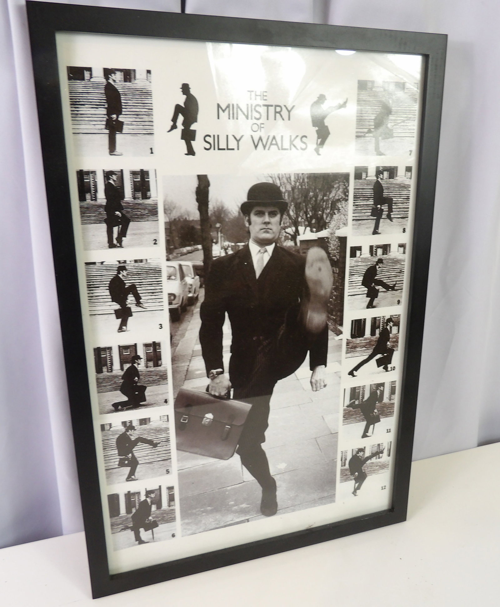 Framed "Silly Walks" Poster - 4