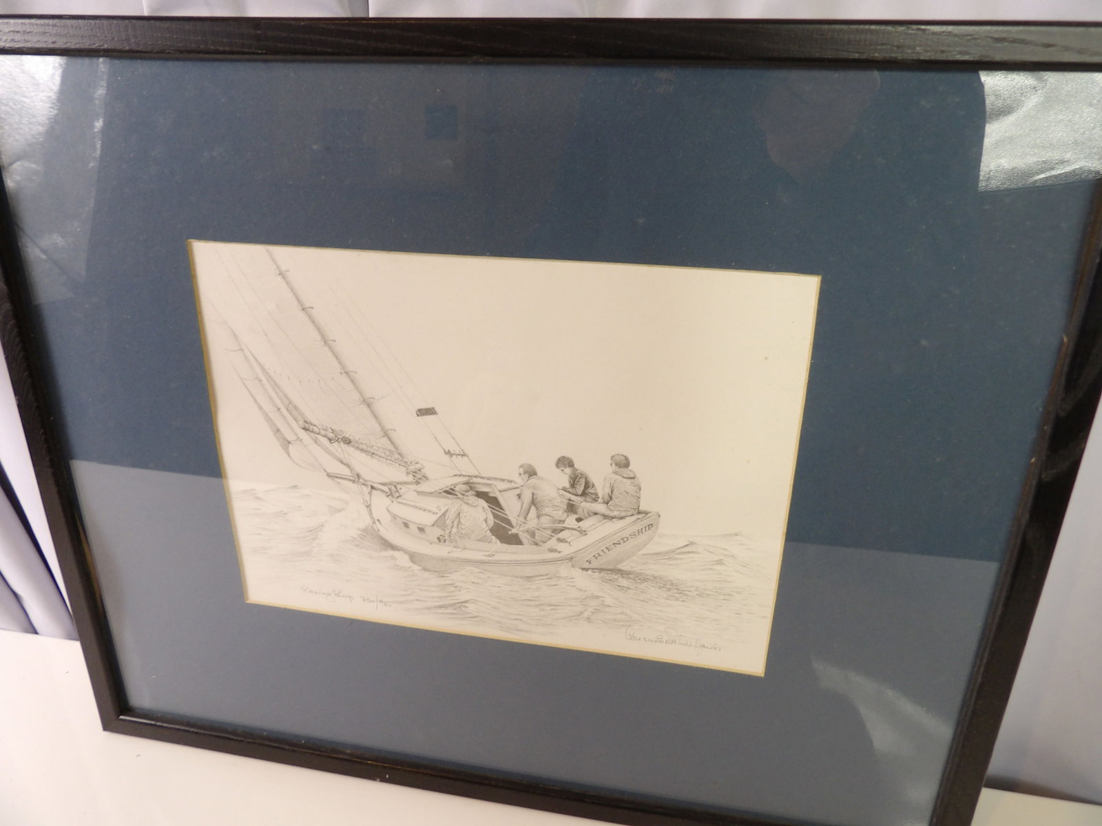 Pencil Drawing of Sailboat (1 of 5)