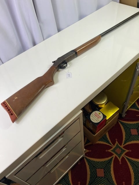 Harrington and Richardson Single Shot 12 Gauge: Harrington and Richardson Model 158 Topper Single Shot 12 Gauge. Firearms produced after 1898 have to be sold through an FFL dealer. We are working with Ship Happens (231 Main Street in Norway, ME). A